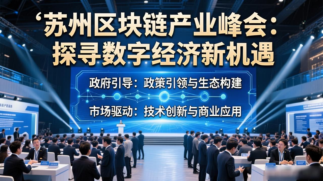 苏州区块链产业峰会：探寻数字经济新机遇